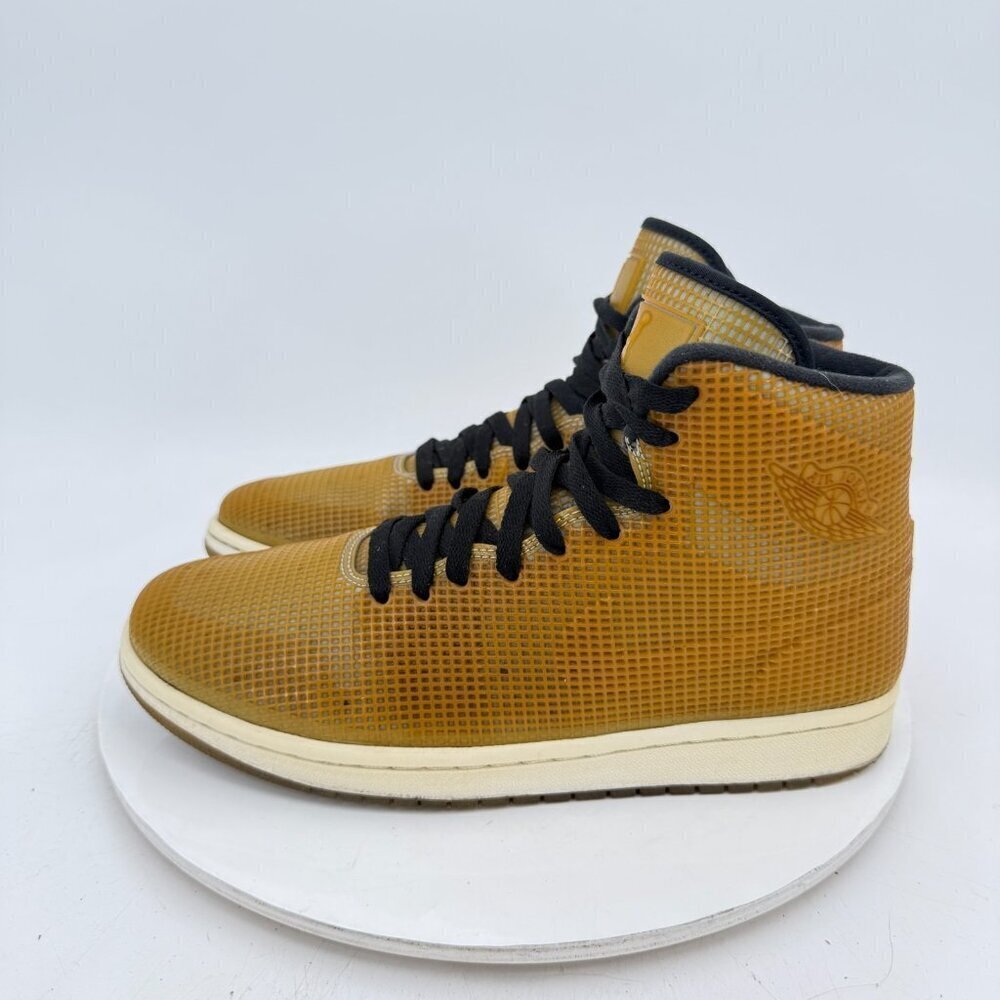 Nike Air Jordan 1 Men Size 9 677690-355 Glow Reflect Venom Glow In The Dark Shoe
